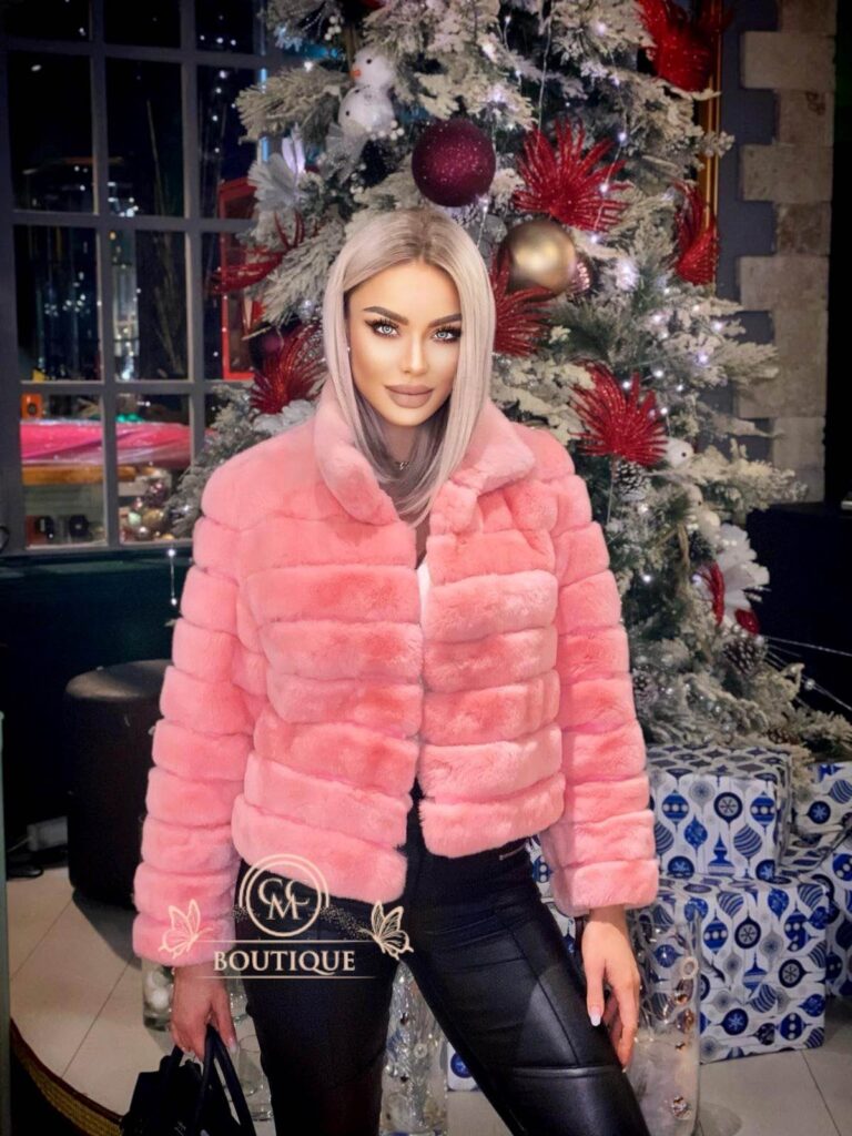 Shantae Pink Rex Coat - CCM Boutique